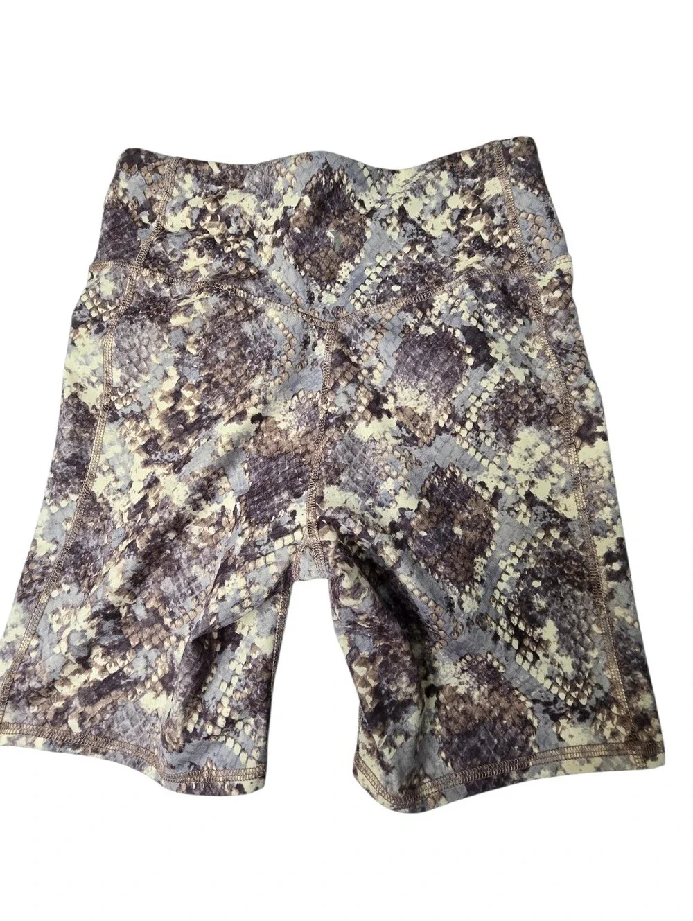 Jessica Simpson snake print sports bra and shorts matching set